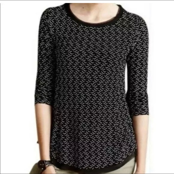 Anthropologie Postmark Top Wave Textured - Picture 2 of 5